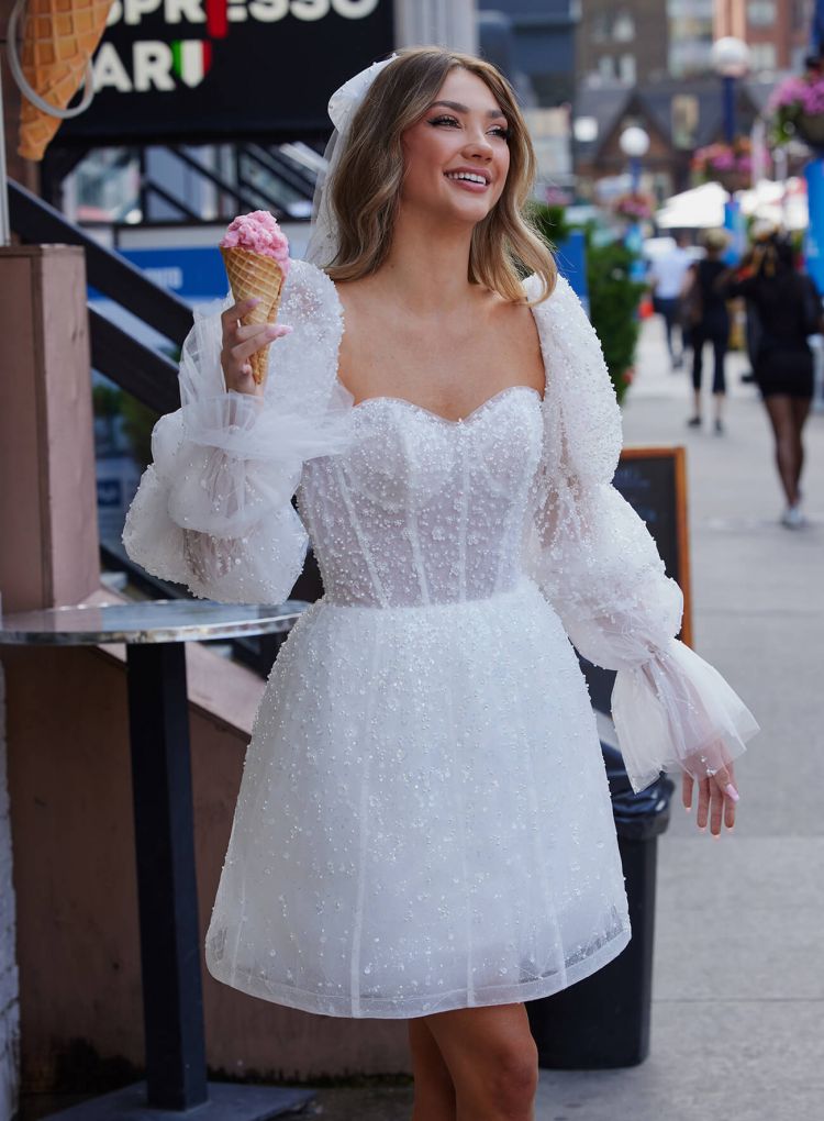 Cream alison dress shop
